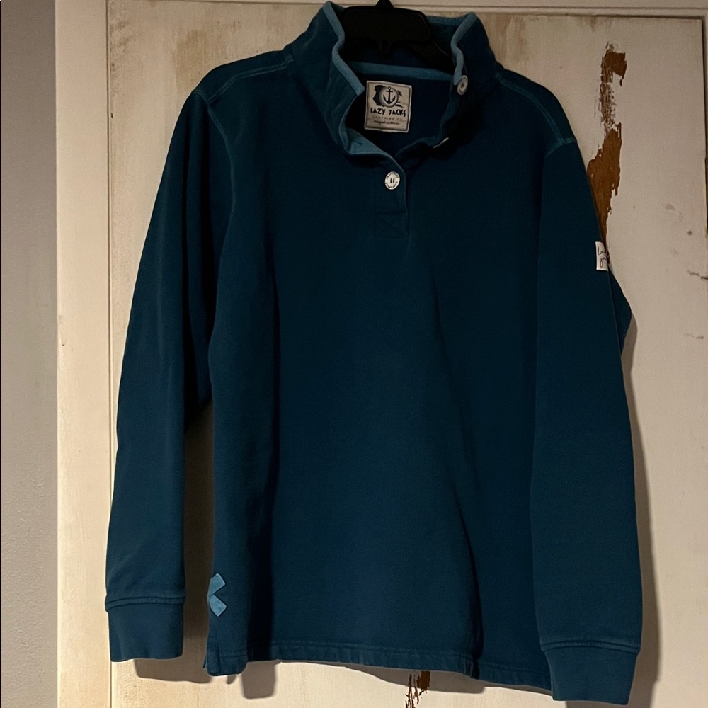 Lazy Jacks Womens/Ladies Quarter Zip Sweatshirt Sz Sm